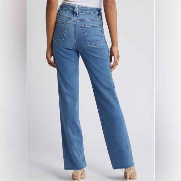 NWOT Good American Raw Hem Good Boy Jeans Size 8 - Picture 3 of 6